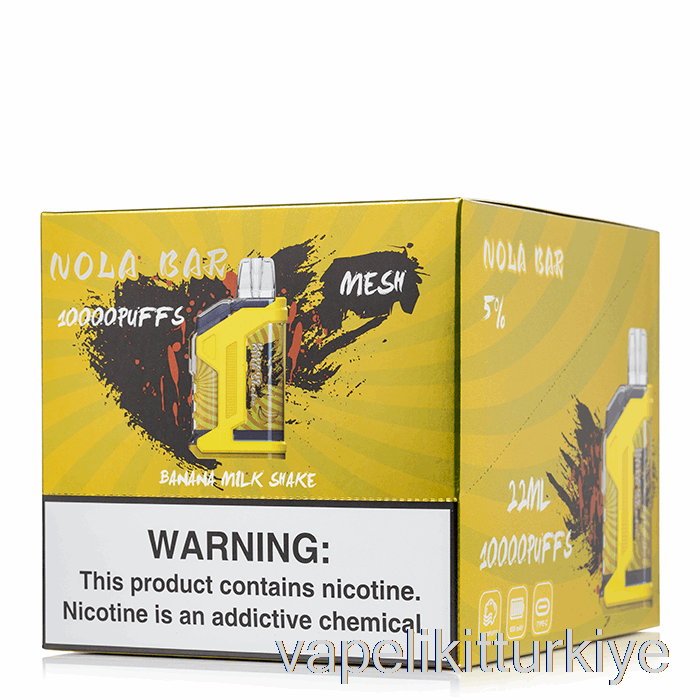 Vape Likit [10'lu Paket] So Soul Nola Bar 10000 Tek Kullanımlık